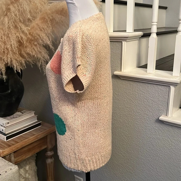 Patsy's Place Vintage Polka Dot Sweater Size Medium - Picture 4 of 7